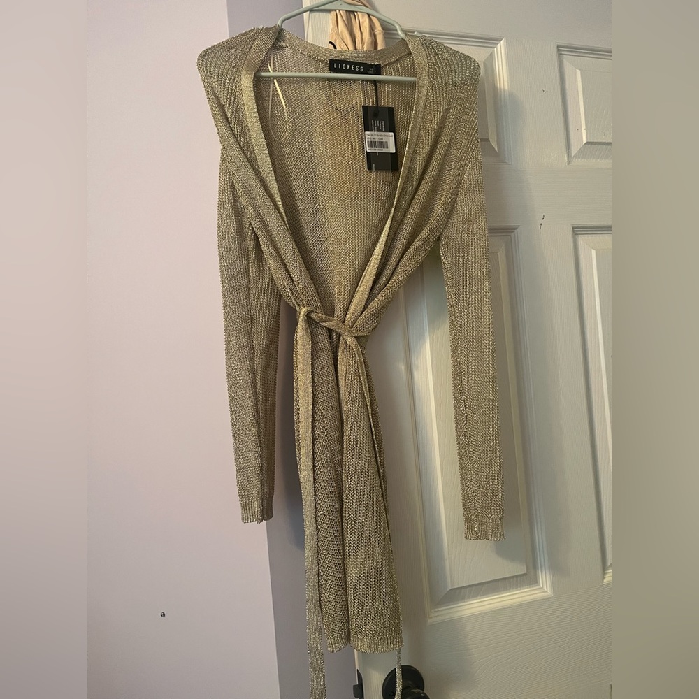 Take me to Rio dress (2) gold with undergarment